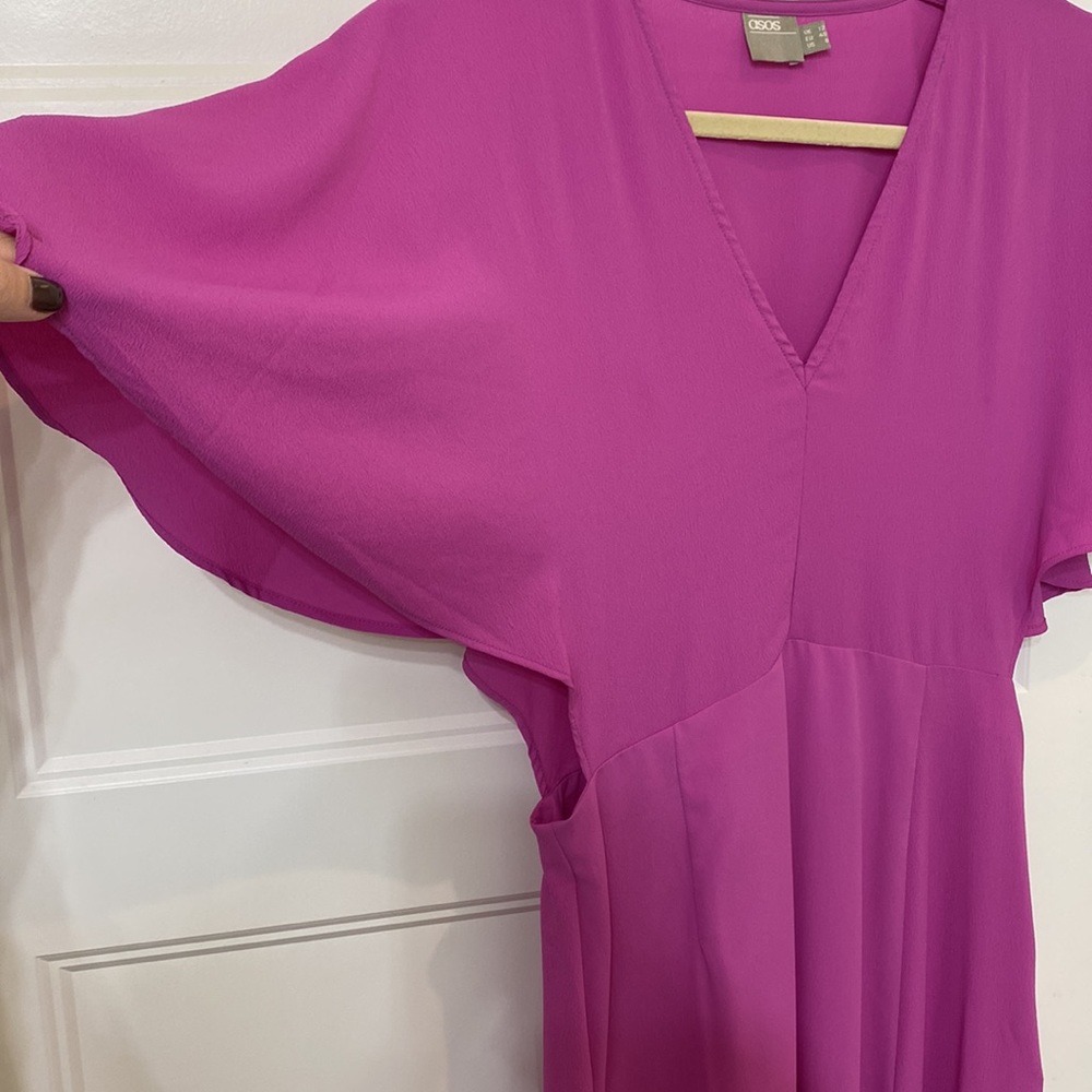 Asos floor length, purple dress. Size US 8. - Picture 2 of 4